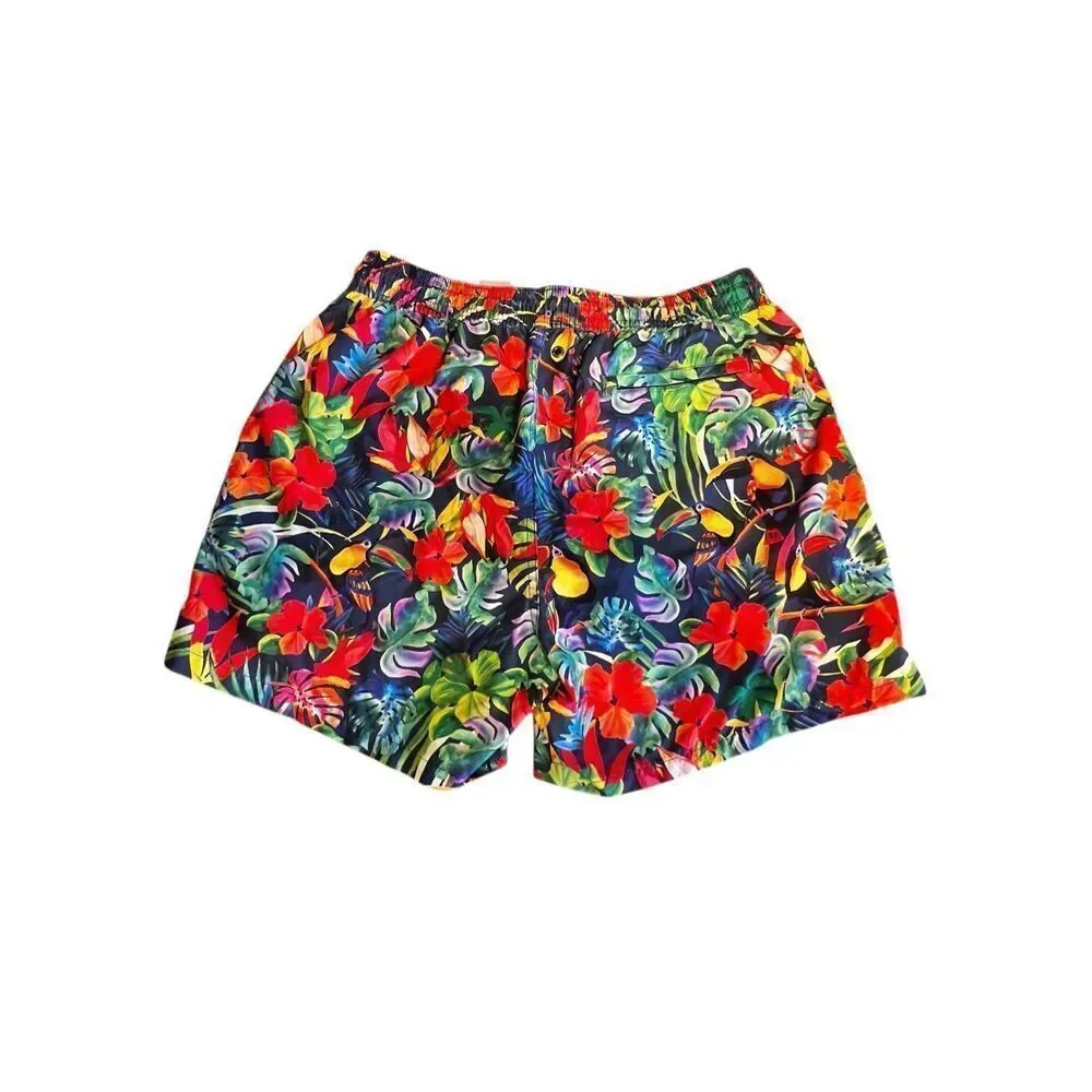 Polo Ralph Lauren Shorts Mens XL Swim Trunks Tropical Floral Beach Vacation